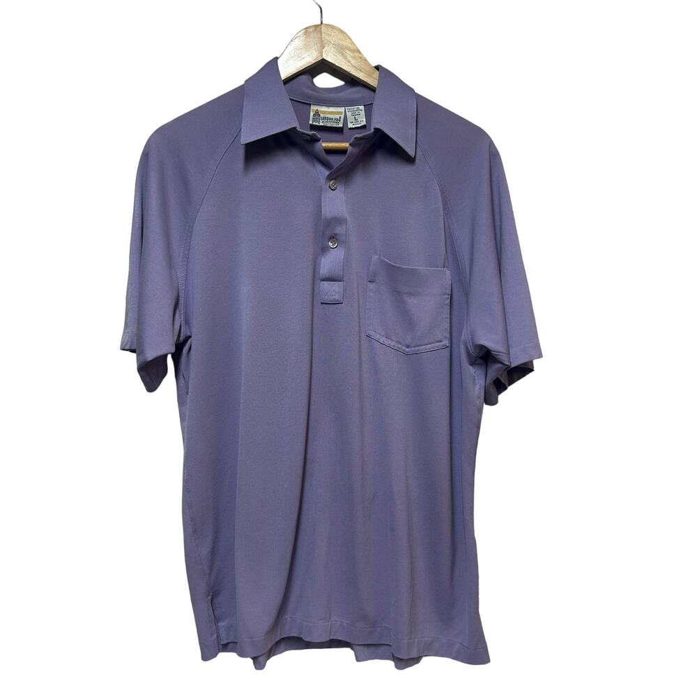 London Fog Short Sleeve Golf ‎ Polo Shirt for Men - Large Cotton Polyester Blend